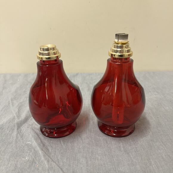 Lampe Berger Paris Translucent Red Fragrance Diffuser Lamp 7" FS Charity - Picture 4 of 9